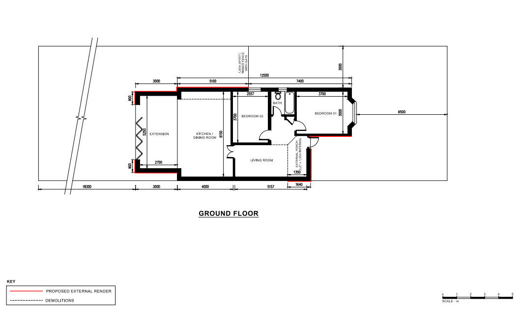Full planning drawings for a conversion project in Gloucestershire